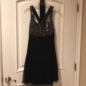 Sequined  top. Dulcci Velan prom dress